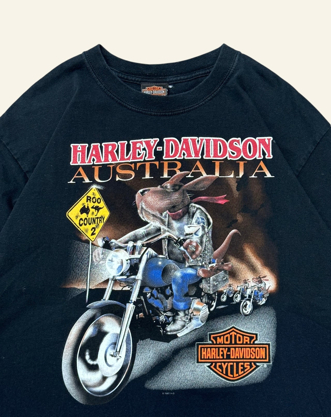 2000s Harley Davidson Kangaroo Tee