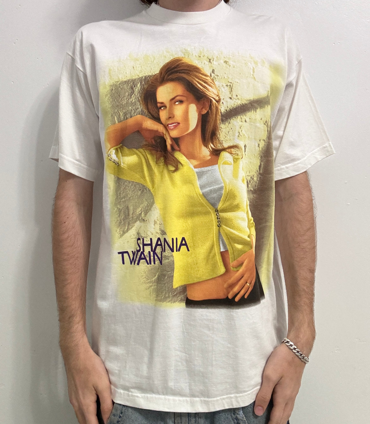 90s Shania Twain White Tee