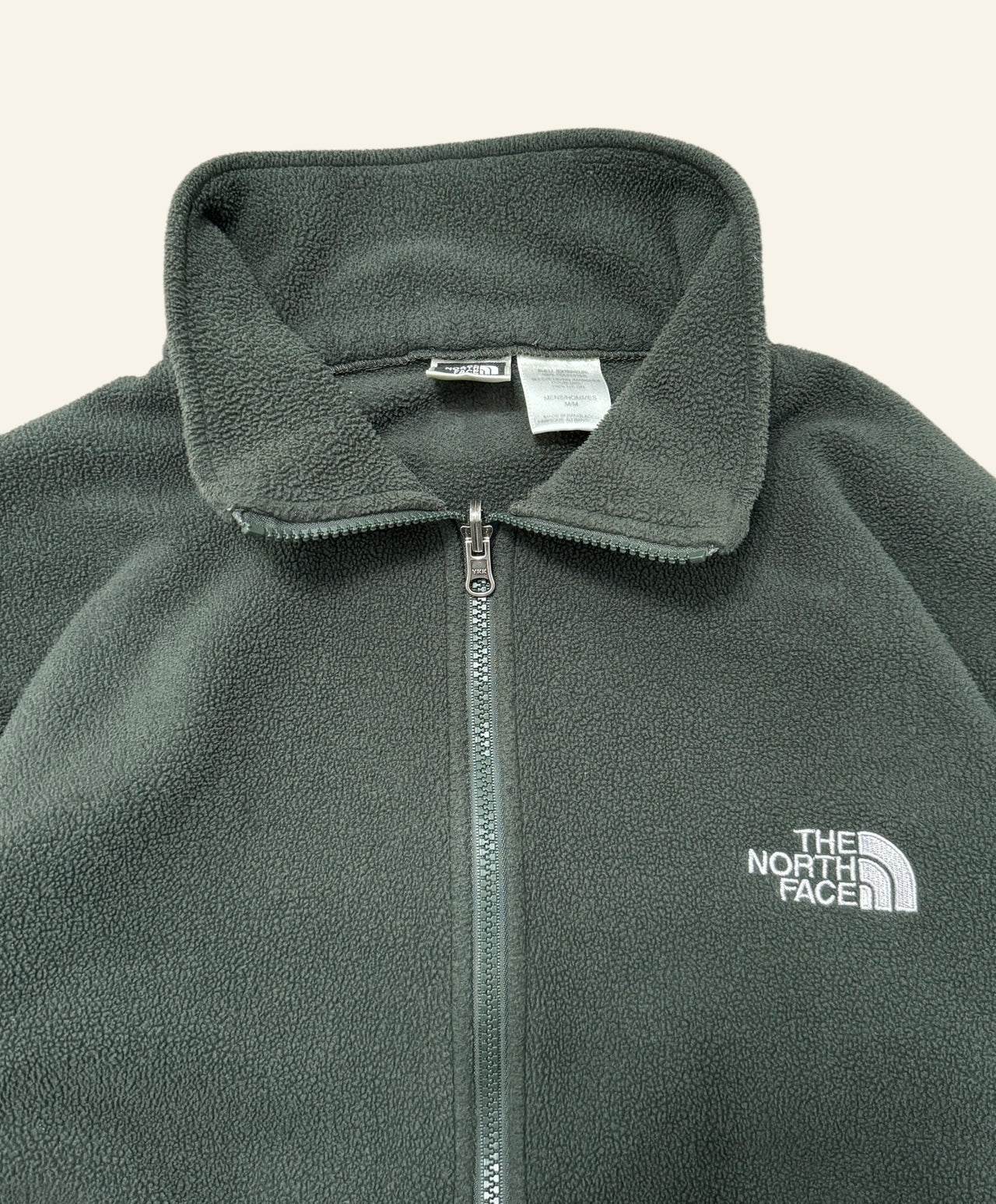 2000s North Face Green Fleece Zip-Up