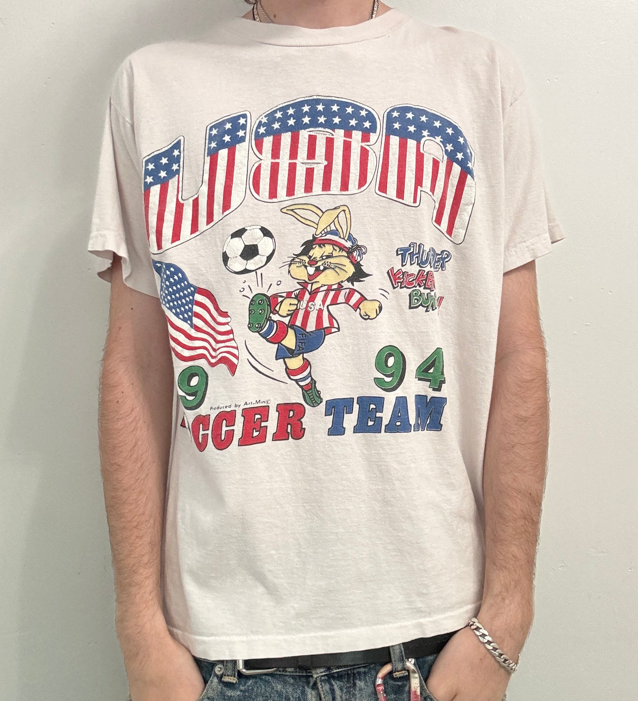90s Soccer Bunny Tee