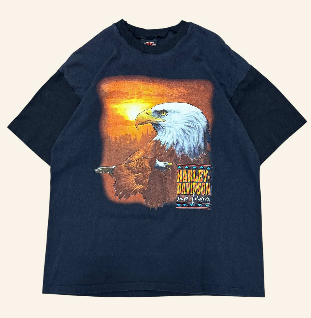 90s Harley Davidson Eagle Portrait Tee