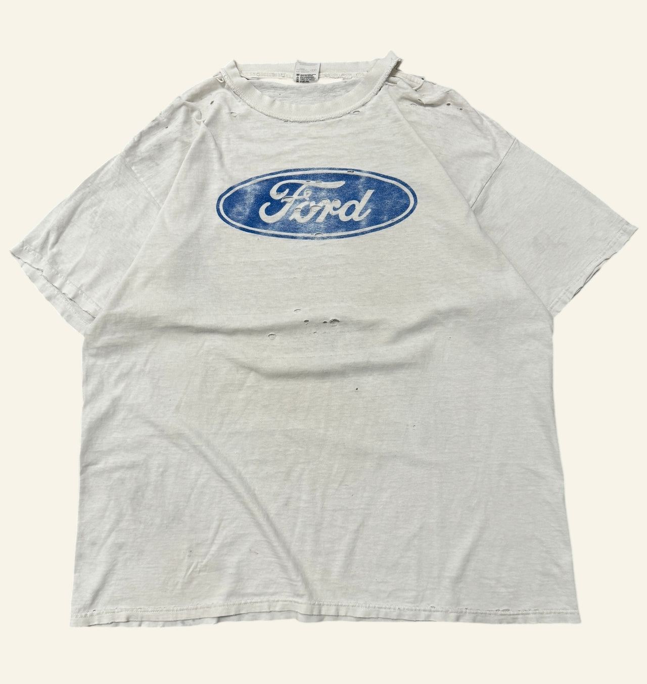 2000s Thrashed Ford Logo Tee