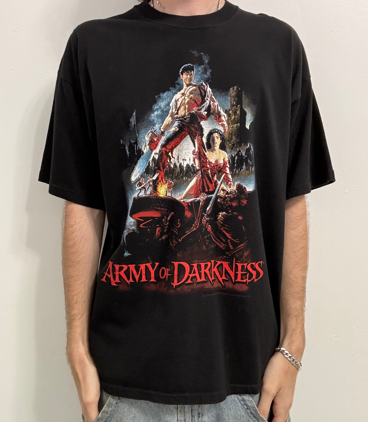 2000s Army Of Darkness Movie Promo Tee