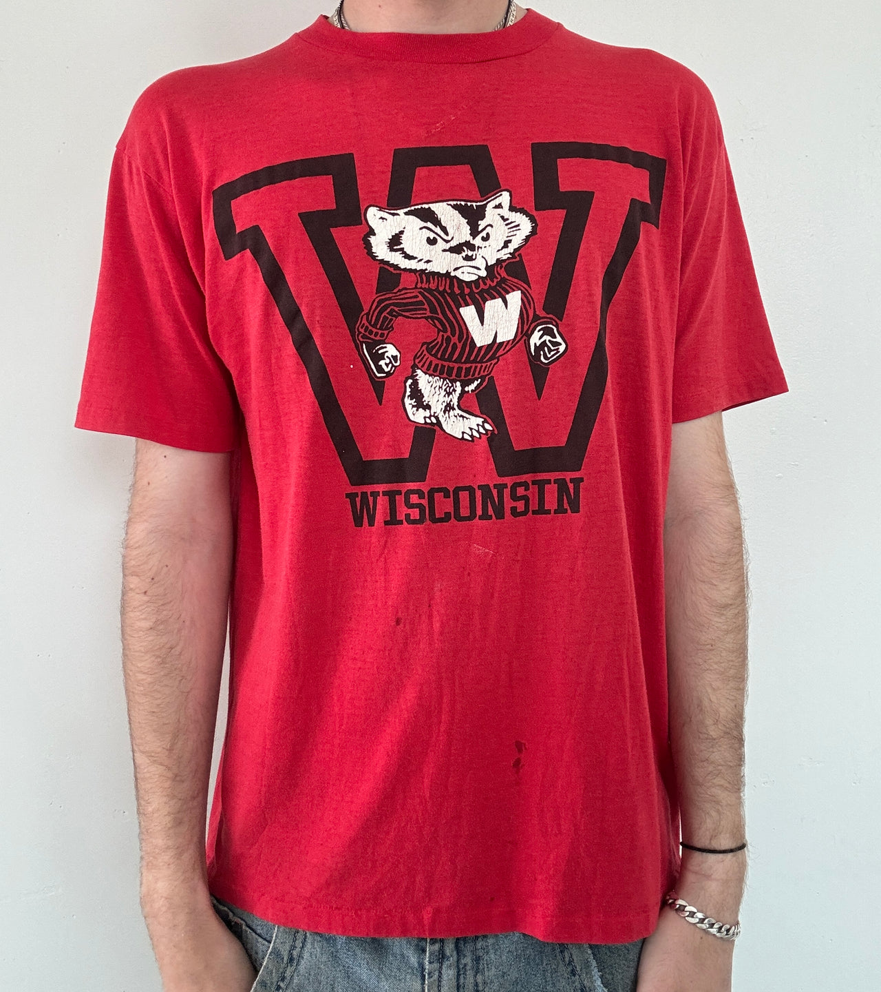90s Wisconsin Badgers Tee