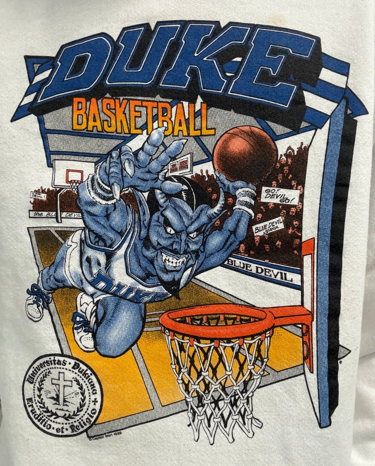 80s Duke Basketball Crewneck