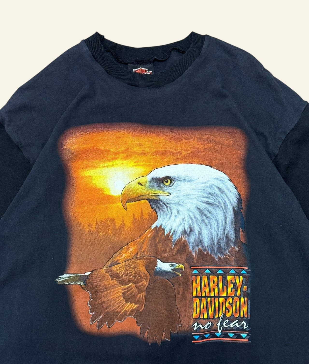 90s Harley Davidson Eagle Portrait Tee