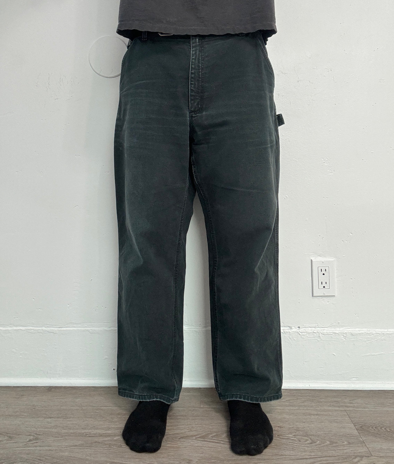 90s Carhartt Black Carpenter Pants