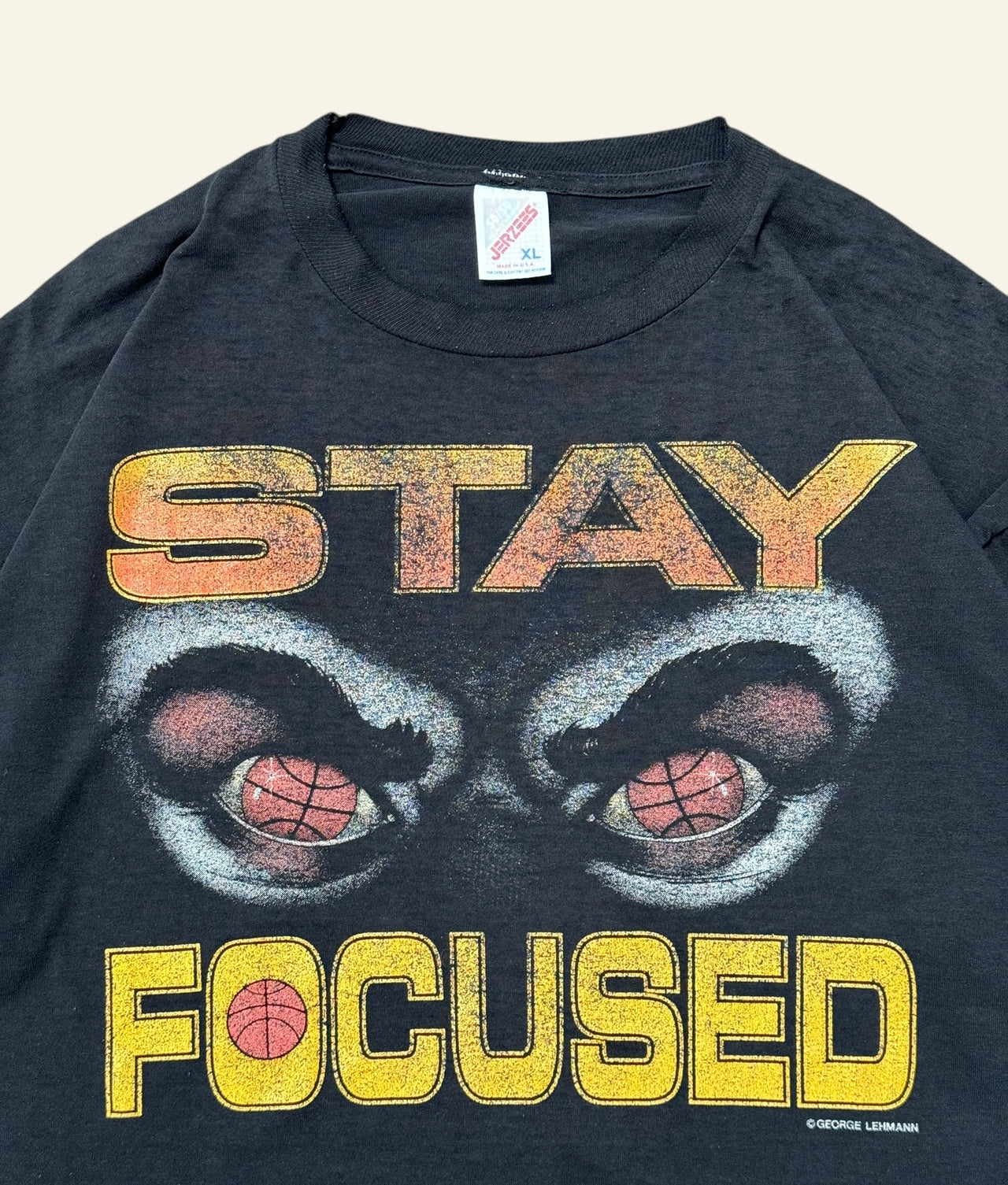 90s Stay Focused Eyes Tee